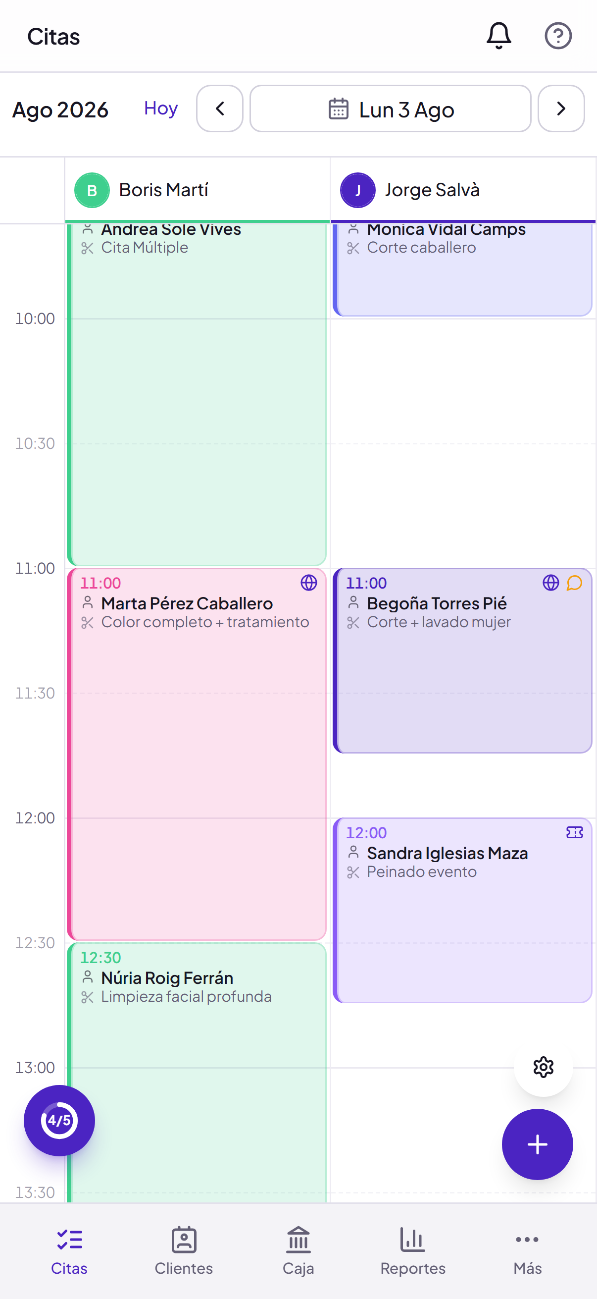 Agenda de Agéndalo ToDo en móvil