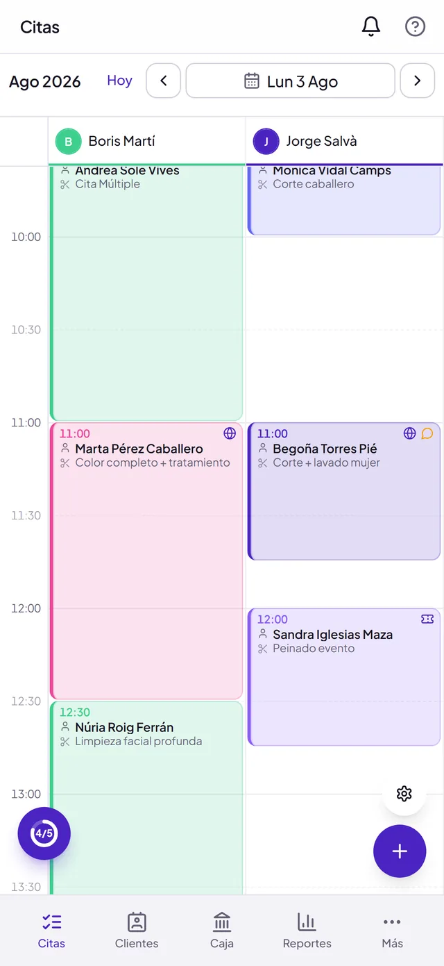Agenda de Agéndalo ToDo en móvil