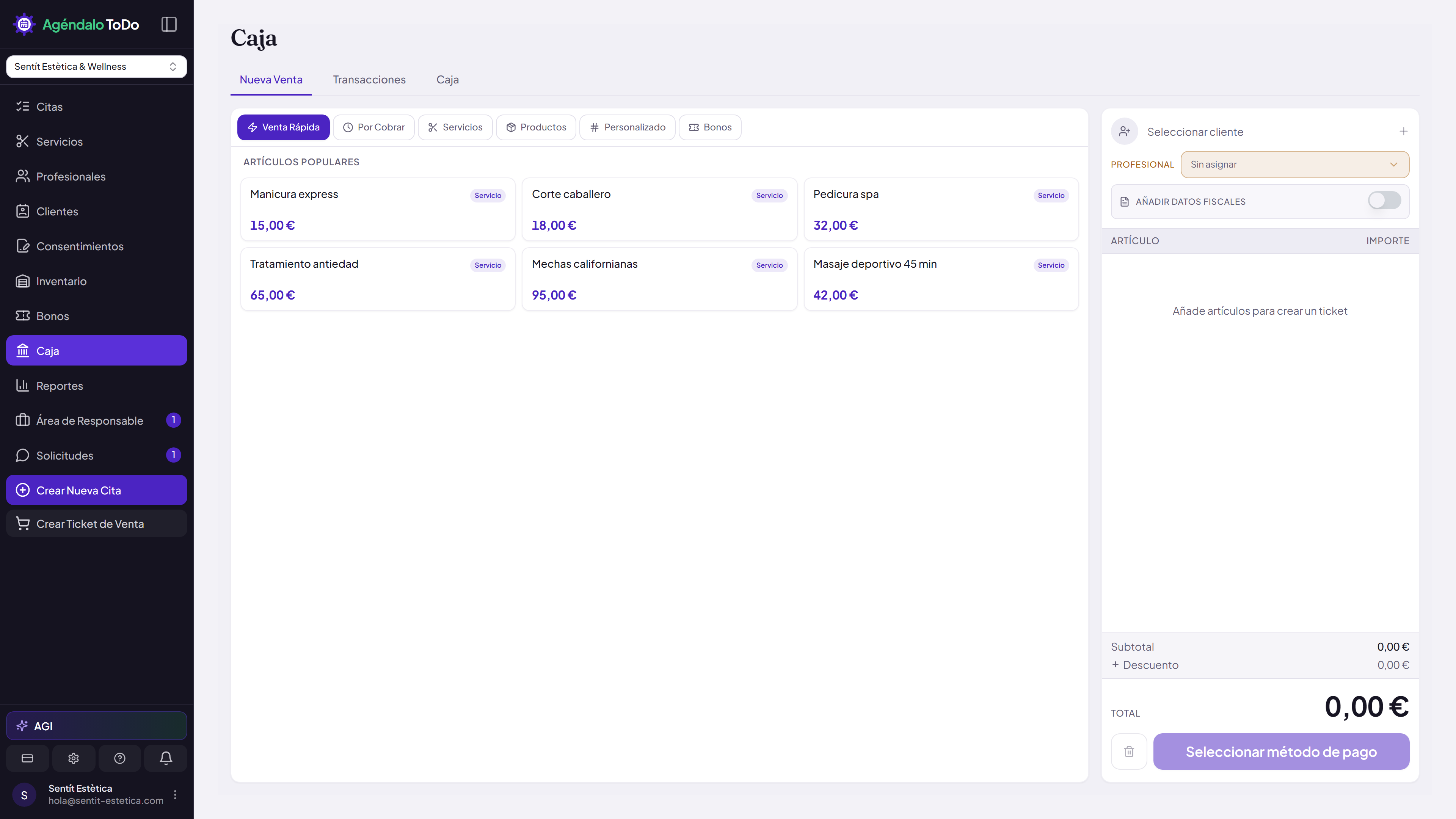 Pagos Online con Stripe - Vista escritorio