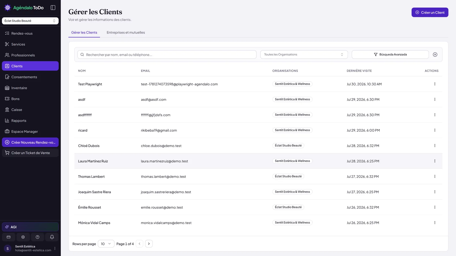 Fiche Client (CRM)